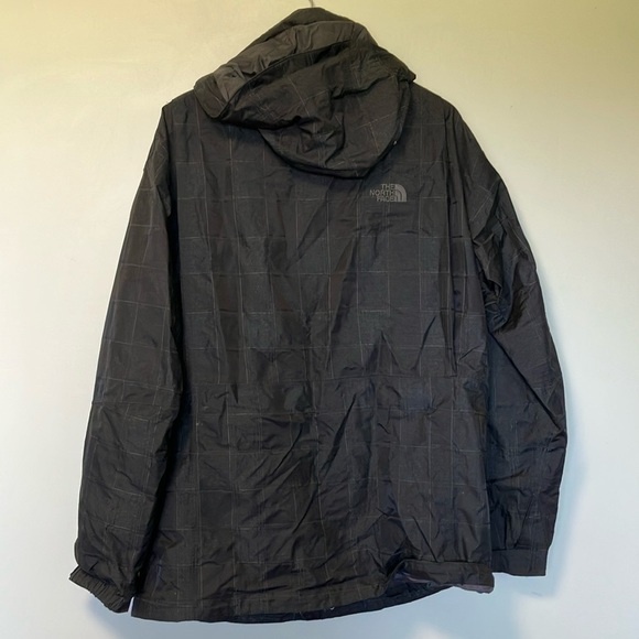 The North Face Grey Black Hyvent Recco Cryptic Jacket with Hood - Picture 12 of 12